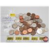 Image 1 : Canada Centennial Coins - Mixed Denominations (53 Coins) - Twenty Five Cent (5) - Ten Cent (9) - Fiv