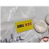 Image 5 : Canada Centennial Coins - Mixed Denominations (53 Coins) - Twenty Five Cent (5) - Ten Cent (9) - Fiv