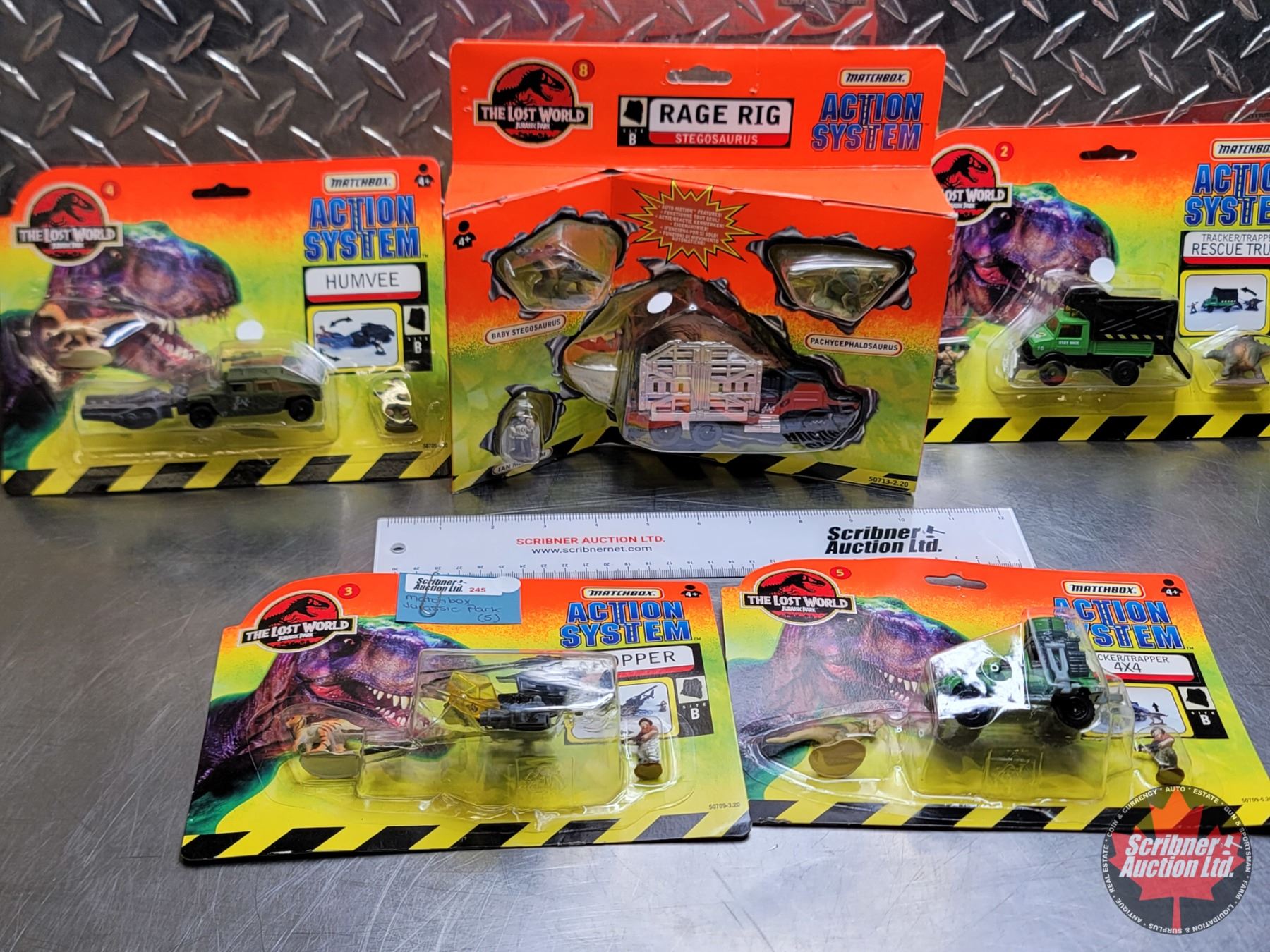 Matchbox Action System : (5) The Lost World Jurassic Park (c. 1996 ...