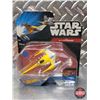 Image 5 : Hot Wheels : STAR WARS (2): (c. 2015 Mattel) - Y-Wing Fighter Gold Leader - Naboo N-1 Starfighter (6