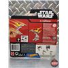 Image 7 : Hot Wheels : STAR WARS (2): (c. 2015 Mattel) - Y-Wing Fighter Gold Leader - Naboo N-1 Starfighter (6