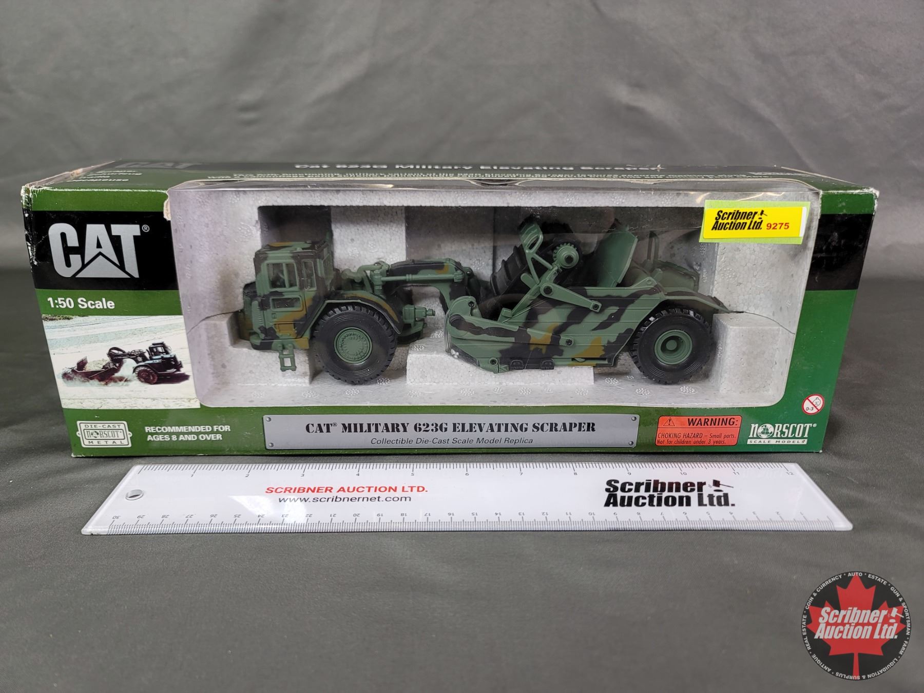 CAT Military 623G Scraper (Norscot) (Scale 1:50) (Box Measures: 5