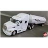 Image 3 : TOY TRUCKS/TANKERS (2) : (Scale 1:43) - Kenworth - Peterbilt (Both 17"L) (SEE PICS!)  (Listing & Des