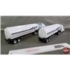 Image 4 : TOY TRUCKS/TANKERS (2) : (Scale 1:43) - Kenworth - Peterbilt (Both 17"L) (SEE PICS!)  (Listing & Des