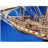 Image 11 : Wooden Replica Model Ship : France II (27"H x 39"W x 7"D) (SEE PICS!)  (Listing & Descriptions are a