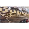 Image 15 : Wooden Replica Model Ship : France II (27"H x 39"W x 7"D) (SEE PICS!)  (Listing & Descriptions are a