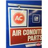 Image 2 : Double Side Hanging Sign : GM Air Conditioning Parts (26"H x 38"W x 2"D)  (SEE PICS!)  (Listing & De