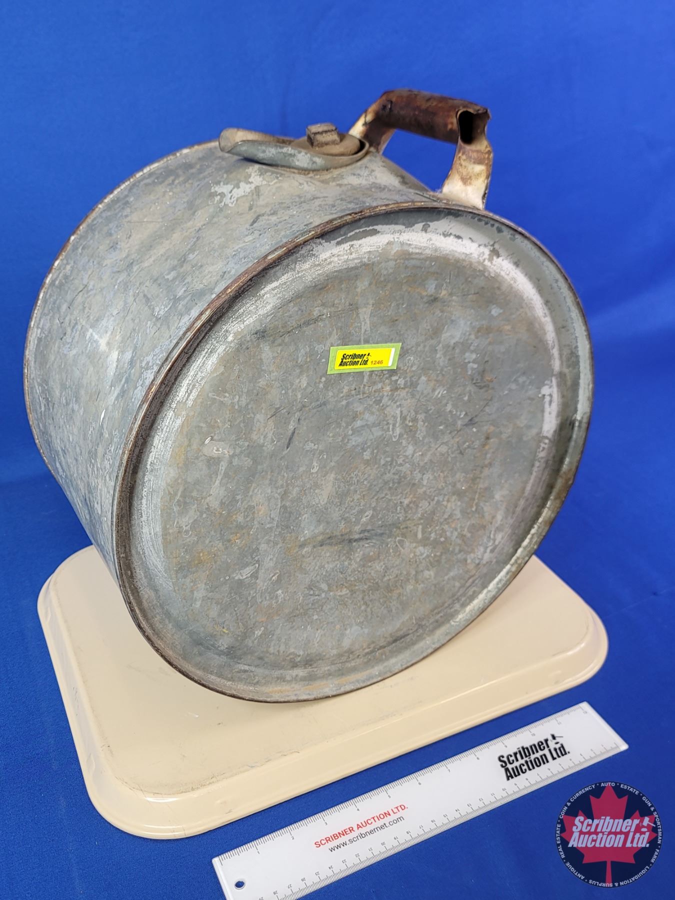 Galvanized Rocker Oil Can (9