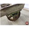 Image 6 : Antique Barrel Dolly / Hand Truck (Cast Iron & Wood) (61"H x 24"W) (SEE PICS!)  (Listing & Descripti