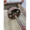 Image 7 : Antique Barrel Dolly / Hand Truck (Cast Iron & Wood) (61"H x 24"W) (SEE PICS!)  (Listing & Descripti