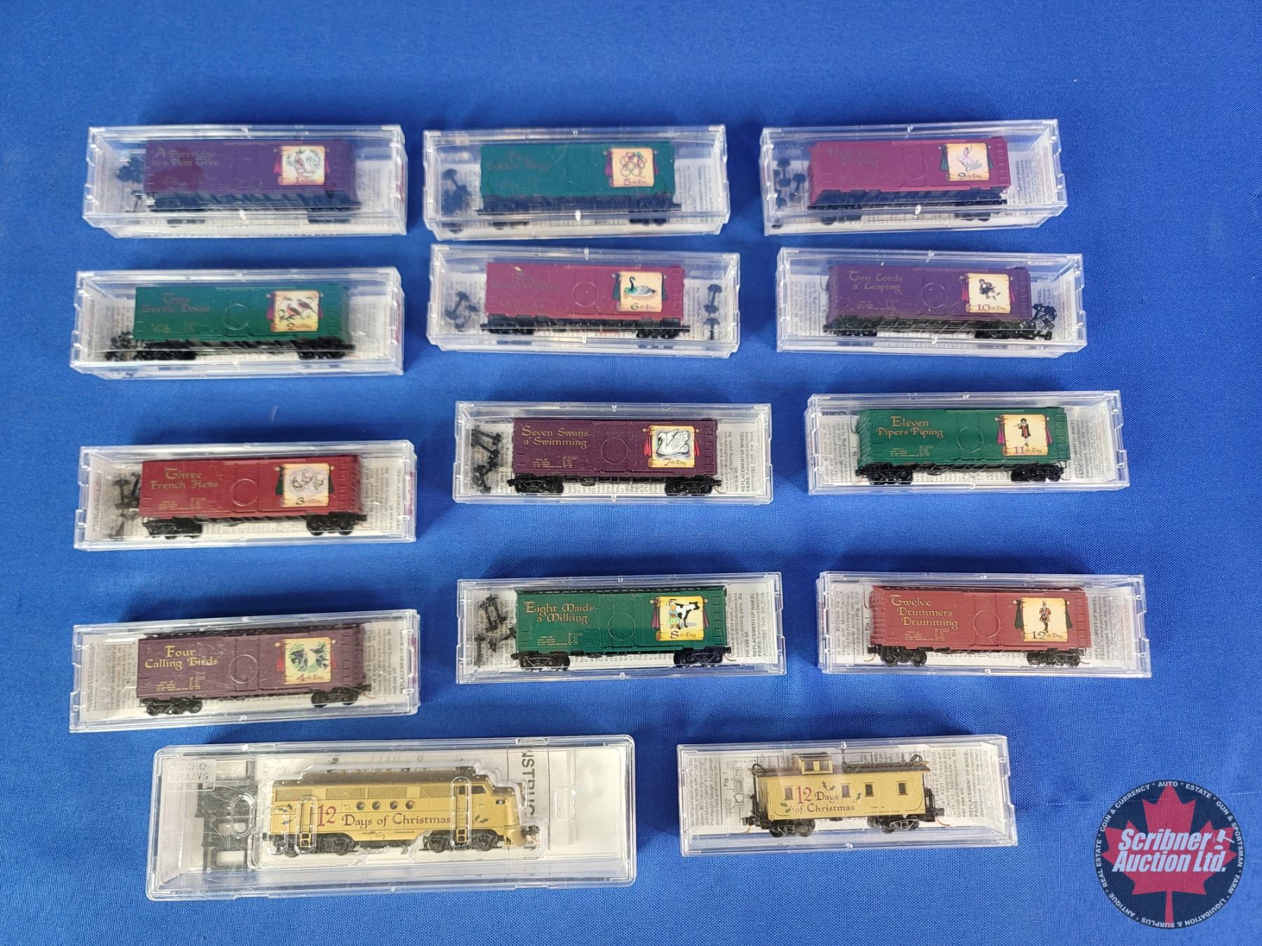 Micro-Trains Twelve Days Of Christmas Set (N Scale) : FT Powered A-Unit ...