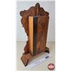 Image 8 : Gingerbread Mantle Clock c/w Key (23"H x 14"W x 5"D)