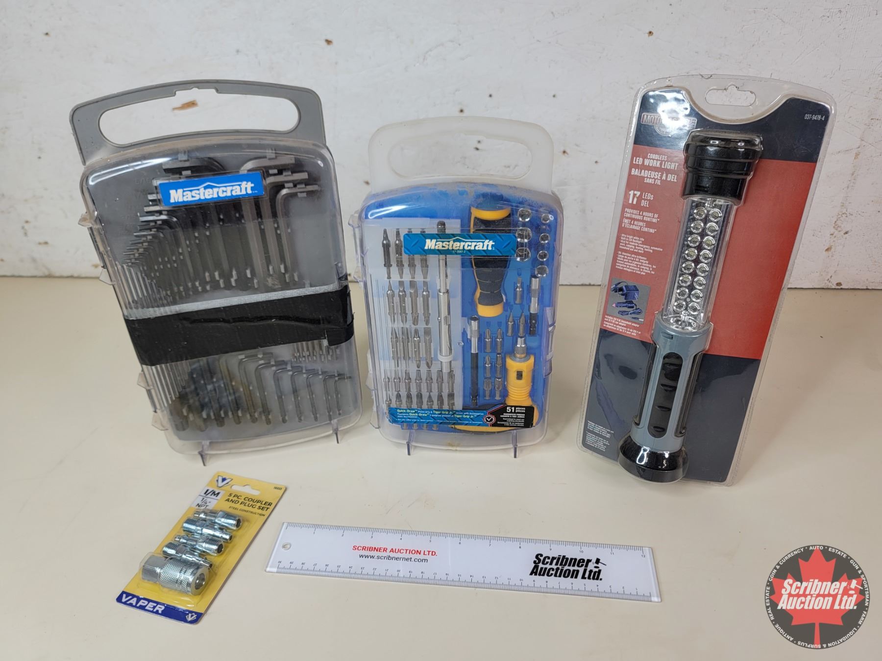 Combo: - Mastercraft Screw Driver Set - Mastercraft Allen Key Set ...