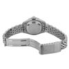 Image 9 : Rolex Ladies Stainless Steel Silver Index White Gold Pyramid Diamond Bezel Date