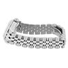 Image 7 : Rolex Ladies Quickset Silver Roman White Gold Diamond Bezel With Hidden Clasp Ju