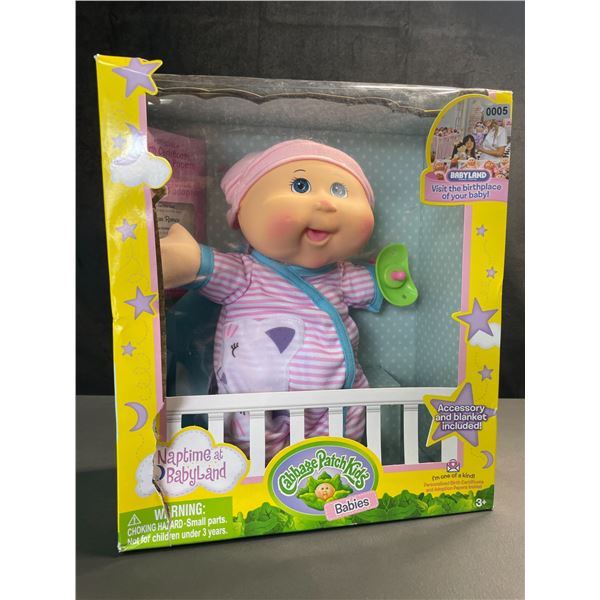 Lot of 1 Cabbage Patch Kids Naptime at Babyland Doll - 12.5" Tall Doll - Brand New!