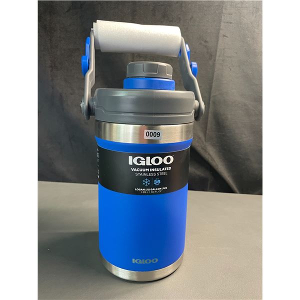 Lot of 1 IGLOO Vacuum Insulated Stainless Steel Logan 1/2 Gallon Sports Jug - Brand New!