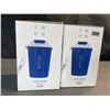 Image 1 : Lot of 2 Diller Vacuum Insulated Water Bottles/Mugs With Lids - 12oz/380ml - Brand New!