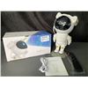Image 2 : Lot of 1 Astronaut Starry Night Star Galaxy Projector with Remote Control - Brand New!