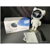 Image 2 : Lot of 1 Astronaut Starry Night Star Galaxy Projector with Remote Control - Brand New!
