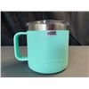 Image 1 : Lot of 1 YETI Rambler 14oz Mug with Magslider Lid - Tiffany Blue/Teal - Brand New!