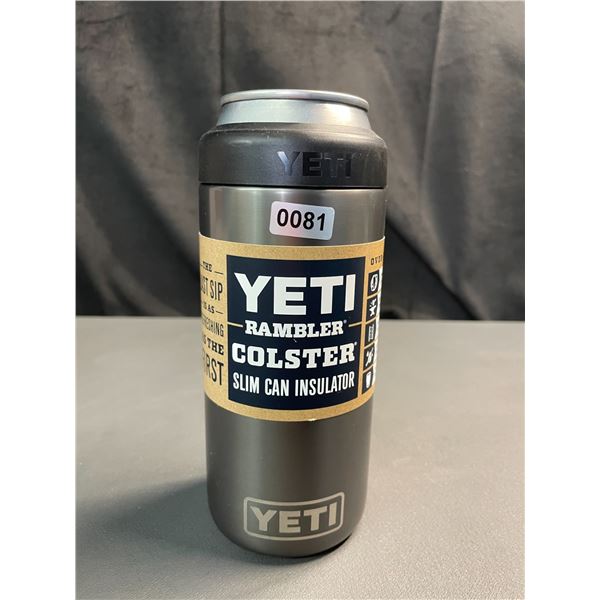 Lot of 1 YETI Rambler Colster Slim Can Insulator - Brand New!