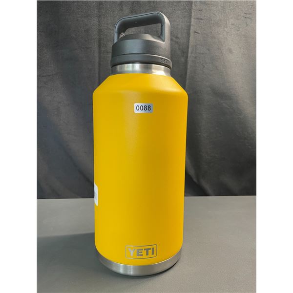 Lot of 1 YETI 64oz Large Bottle - 1.89L Capacity - Yellow - BRAND NEW!