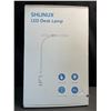 Image 2 : Lot of 1 Shlinux LED Desk Lamp - Clamp Lamp w/ Flexible Gooseneck; 18inch Wide Size - Brand New!