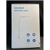 Image 4 : Lot of 1 Shlinux LED Desk Lamp - Clamp Lamp w/ Flexible Gooseneck; 18inch Wide Size - Brand New!