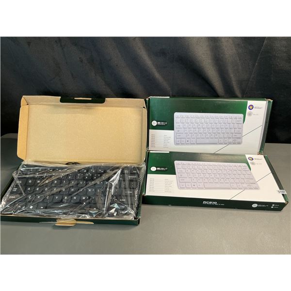 Lot of 3 USB Keyboards - Brand New