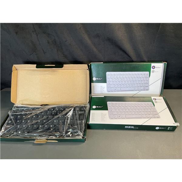 Lot of 3 USB Keyboards - Brand New