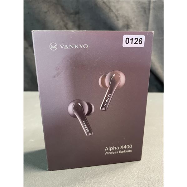 Lot of 1 Pair of Vankyo Alpha X400 Wireless Earbuds - Brand New Sealed