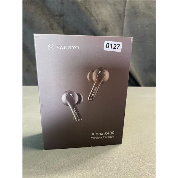 Lot of 1 Pair of Vankyo Alpha X400 Wireless Earbuds - Brand New Sealed