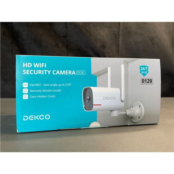 Lot of 1 Dekco HD WiFi Outdoor Security Camera - Brand New!