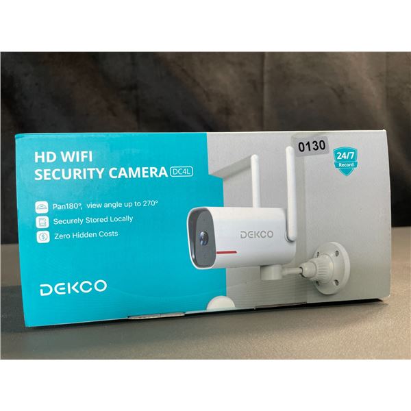 Lot of 1 Dekco HD WiFi Outdoor Security Camera - Brand New!