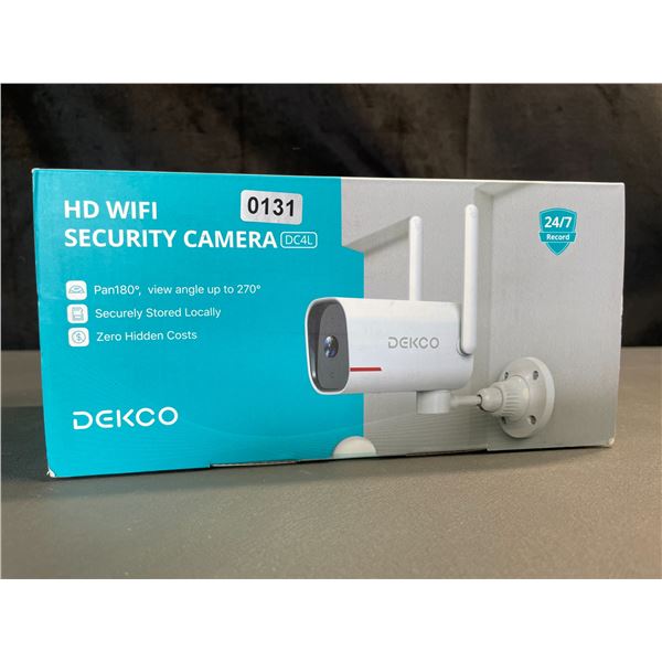 Lot of 1 Dekco HD WiFi Outdoor Security Camera - Brand New!