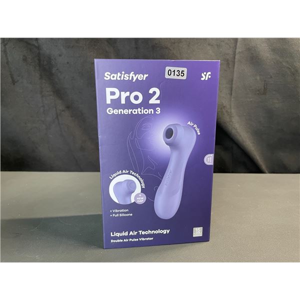 Lot of 1 Satisfyer Pro 2 Generation 3 - Double Air Pulse Vibrator/Sex Toy w/ App Control - Brand New