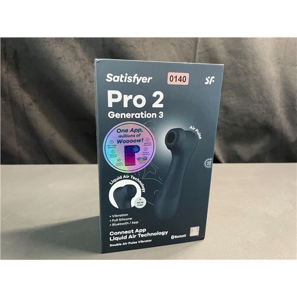 Lot of 1 Satisfyer Pro 2 Generation 3 - Double Air Pulse Vibrator/Sex Toy w/ App Control - Brand New