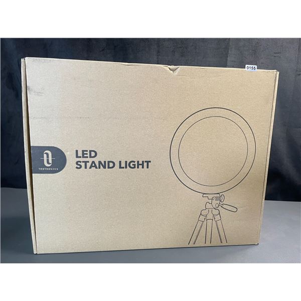 Lot of 1 Taotronics LED Selfie Video Ring Light (12in) w/ Adustable Tripod Stand - Brand New!
