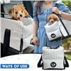 Image 4 : Lot of 1 Console Dog Car Seat for Small Dogs - Dog Booster Car Seat/Carrying Bag - Brand New!
