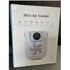 Image 1 : Lot of 1 Mini Air Cooler with 1000ml tank & RGB Lights/LCD Display - Brand New!
