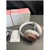 Image 3 : Lot of 2 Glynzak Wireless Over-Ear Headphones w/ 65hr Music/Talk Time! Rose Gold - Brand New!