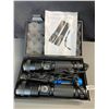 Image 3 : Lot of 2 PowerStyle LED Super Bright Rechargeable Tactical Flashlights - BRAND NEW!