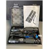 Image 3 : Lot of 2 PowerStyle LED Super Bright Rechargeable Tactical Flashlights - BRAND NEW!