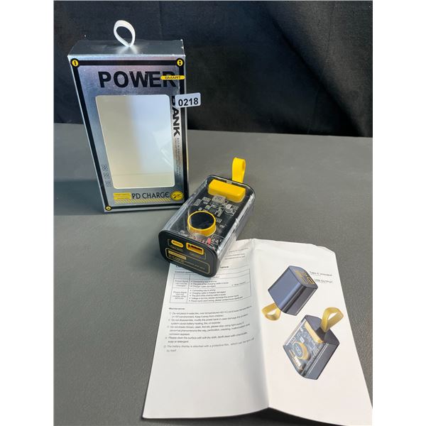 Lot of 1 High Capacity 10,000mAh Powerbank/Portable Charger w/ USB-C Fast Charge - New Sealed!