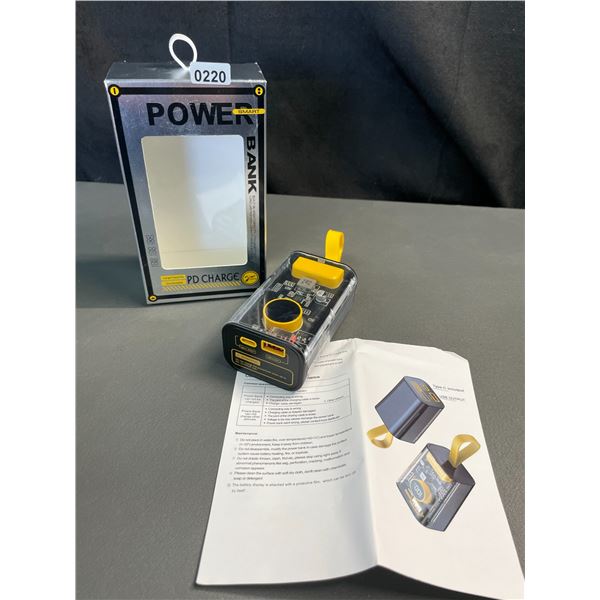 Lot of 1 High Capacity 10,000mAh Powerbank/Portable Charger w/ USB-C Fast Charge - New Sealed!