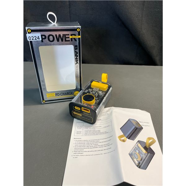 Lot of 1 High Capacity 10,000mAh Powerbank/Portable Charger w/ USB-C Fast Charge - New Sealed!