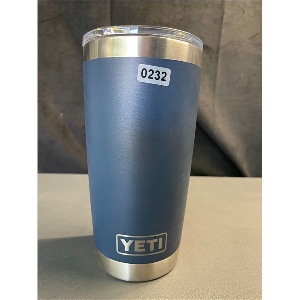 Lot of 1 YETI Rambler 20oz Tumbler - Blue - Brand New!