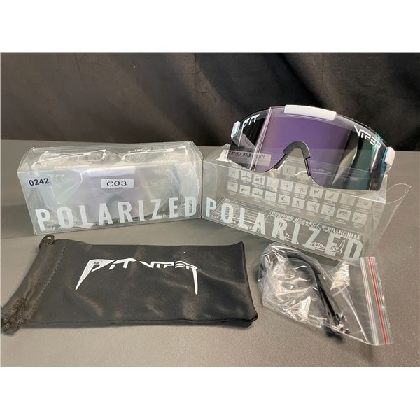 Lot of 2 Pit Viper Polarized Sunglasses - Brand New