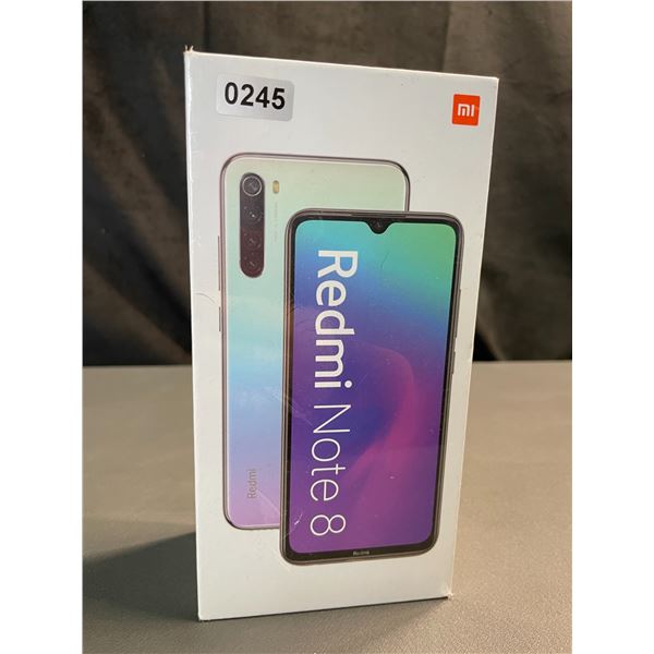 Lot of 1 Redmi Note 8 (Moonlight White, 64GB) 4GB Ram Android Smartphone - NEW SEALED!